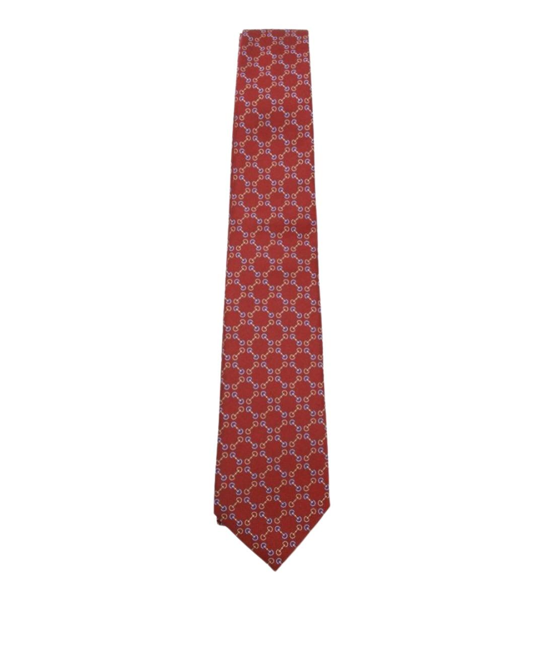 GUCCI Красный шелковый галстук, фото 1