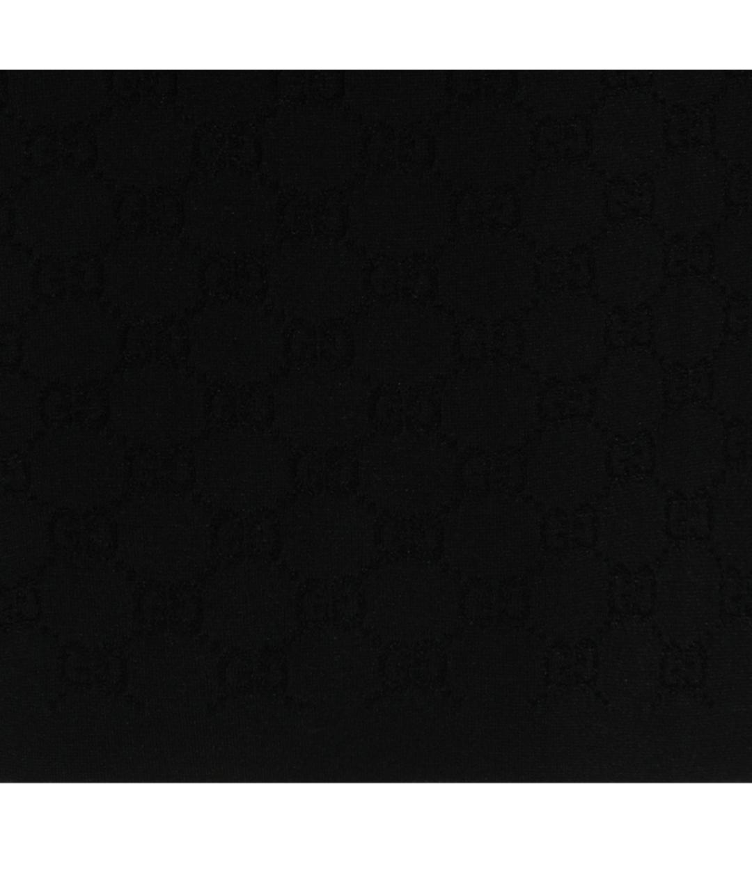 GUCCI Черная хлопковая футболка, фото 4