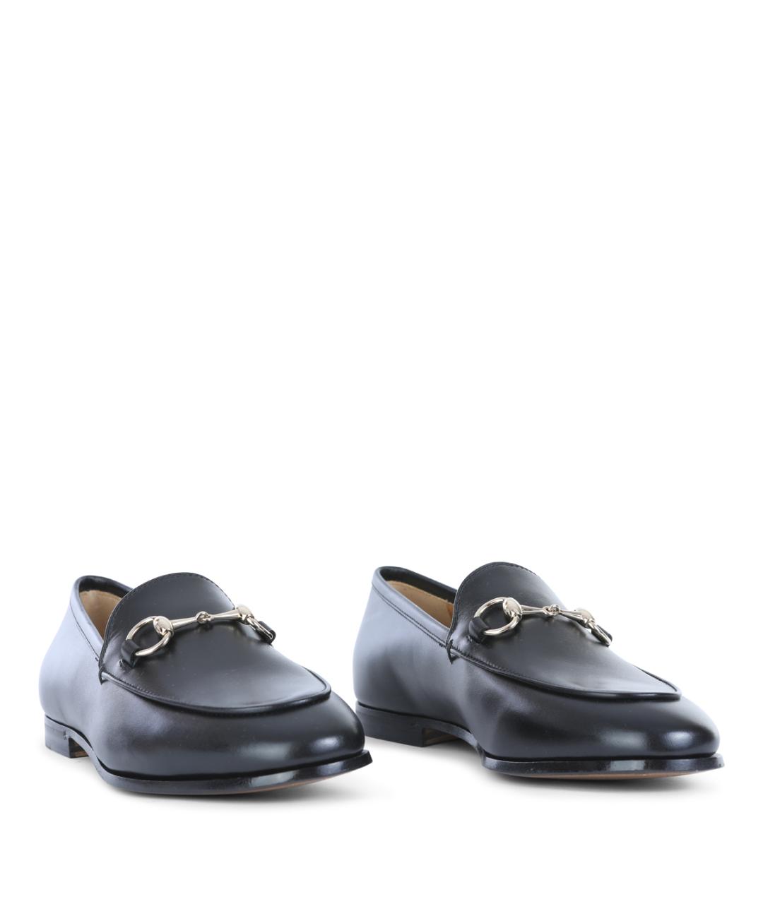 GUCCI Черные кожаные лоферы, фото 2