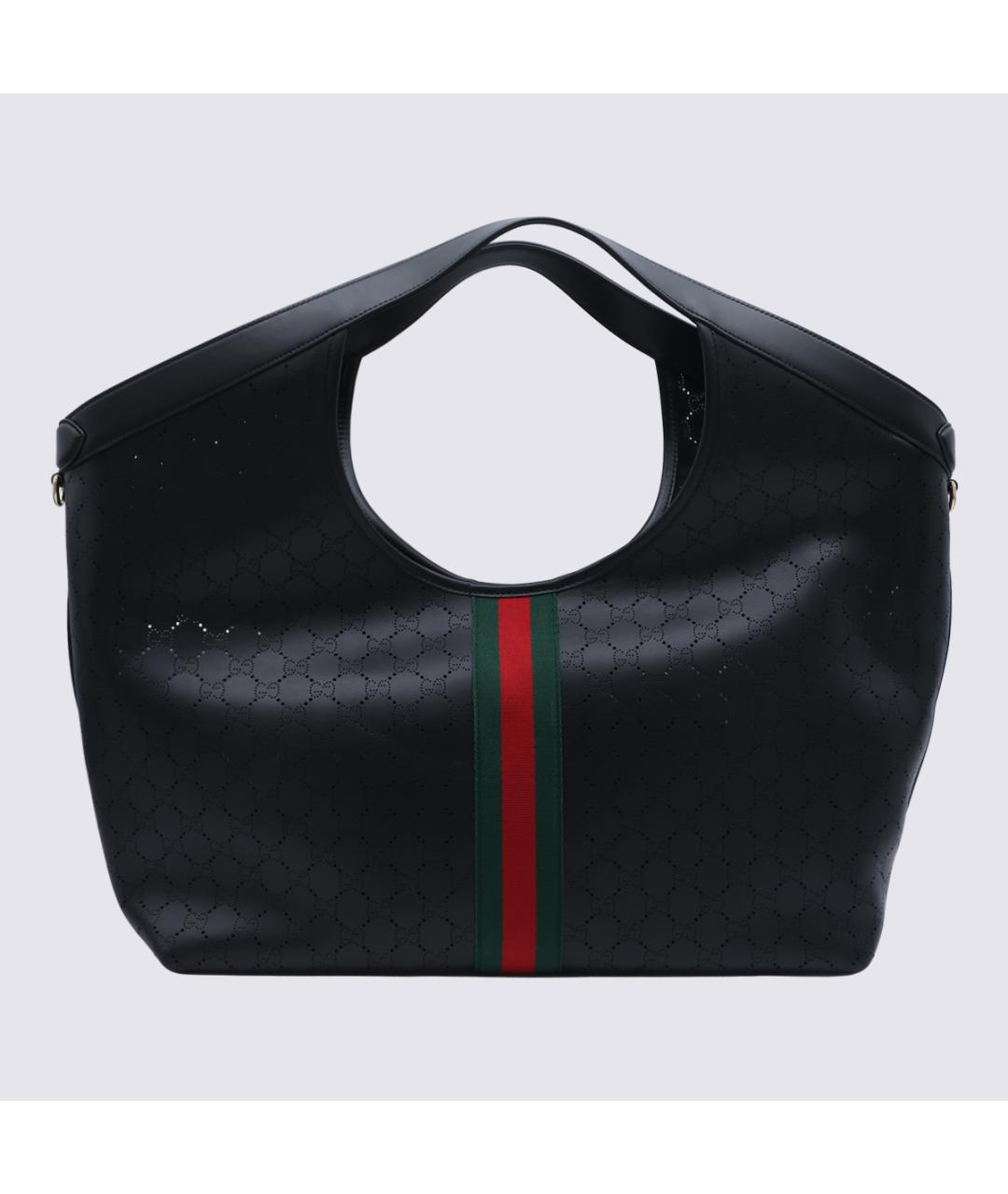 GUCCI Черная сумка тоут, фото 3