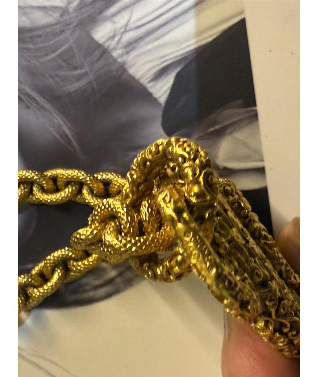 CHANEL Черное позолоченное колье, фото 8