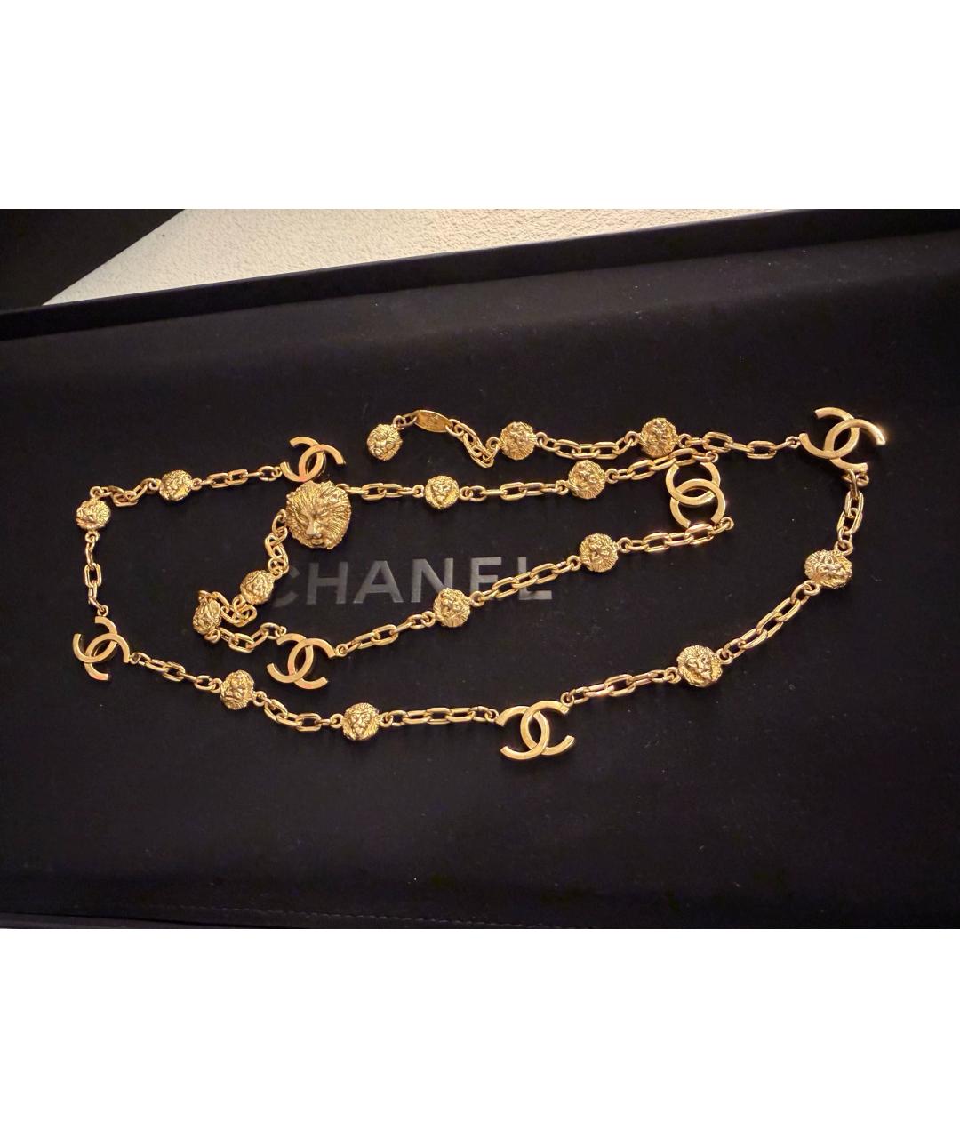 CHANEL Золотое позолоченное колье, фото 5