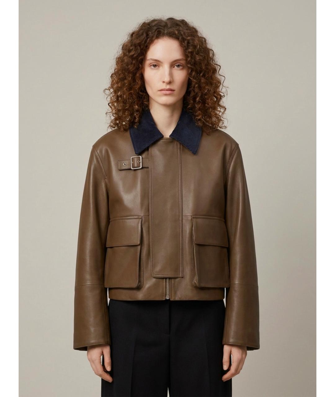 LOEWE Кожаная куртка, фото 2