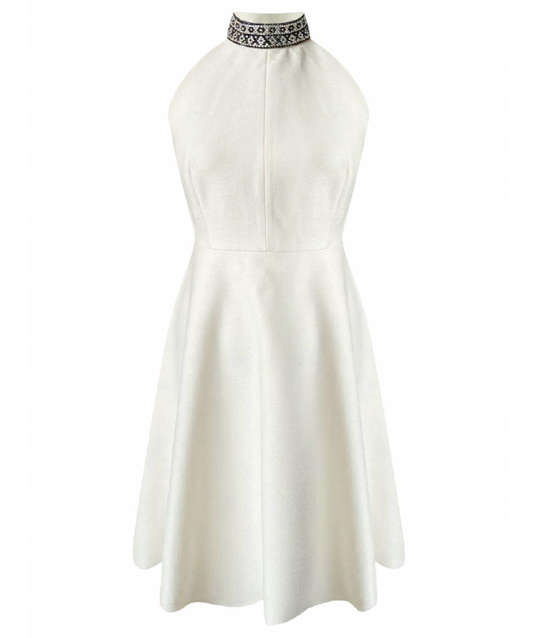 LOUIS VUITTON Белое шерстяное вечернее платье, фото 1