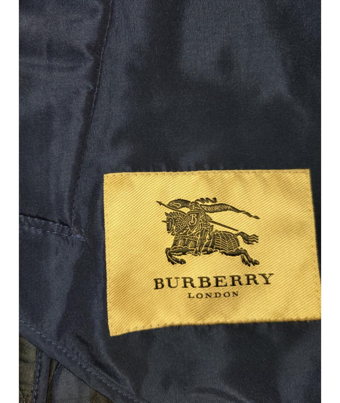BURBERRY Синяя куртка, фото 3
