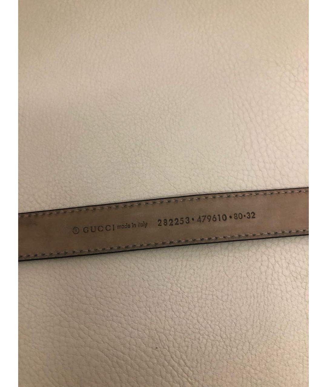 GUCCI Коричневый кожаный ремень, фото 3