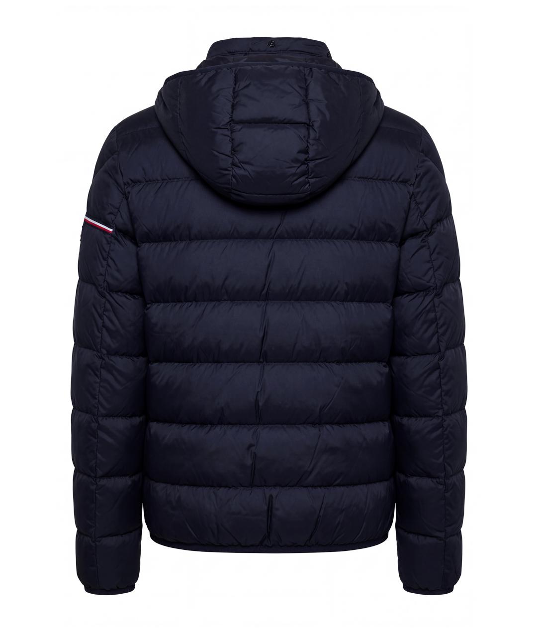 MONCLER Синий полиамидовый пуховик, фото 2
