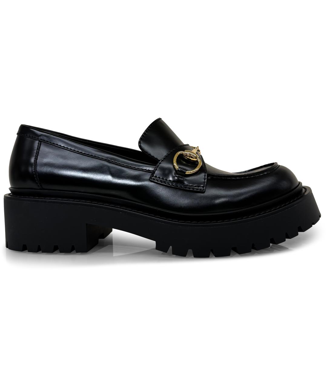 GUCCI Черные кожаные туфли, фото 2
