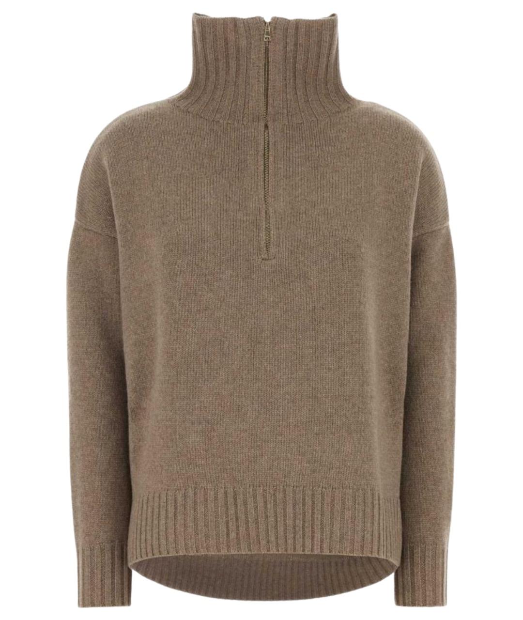 MAX MARA Бежевый кашемировый джемпер / свитер, фото 1