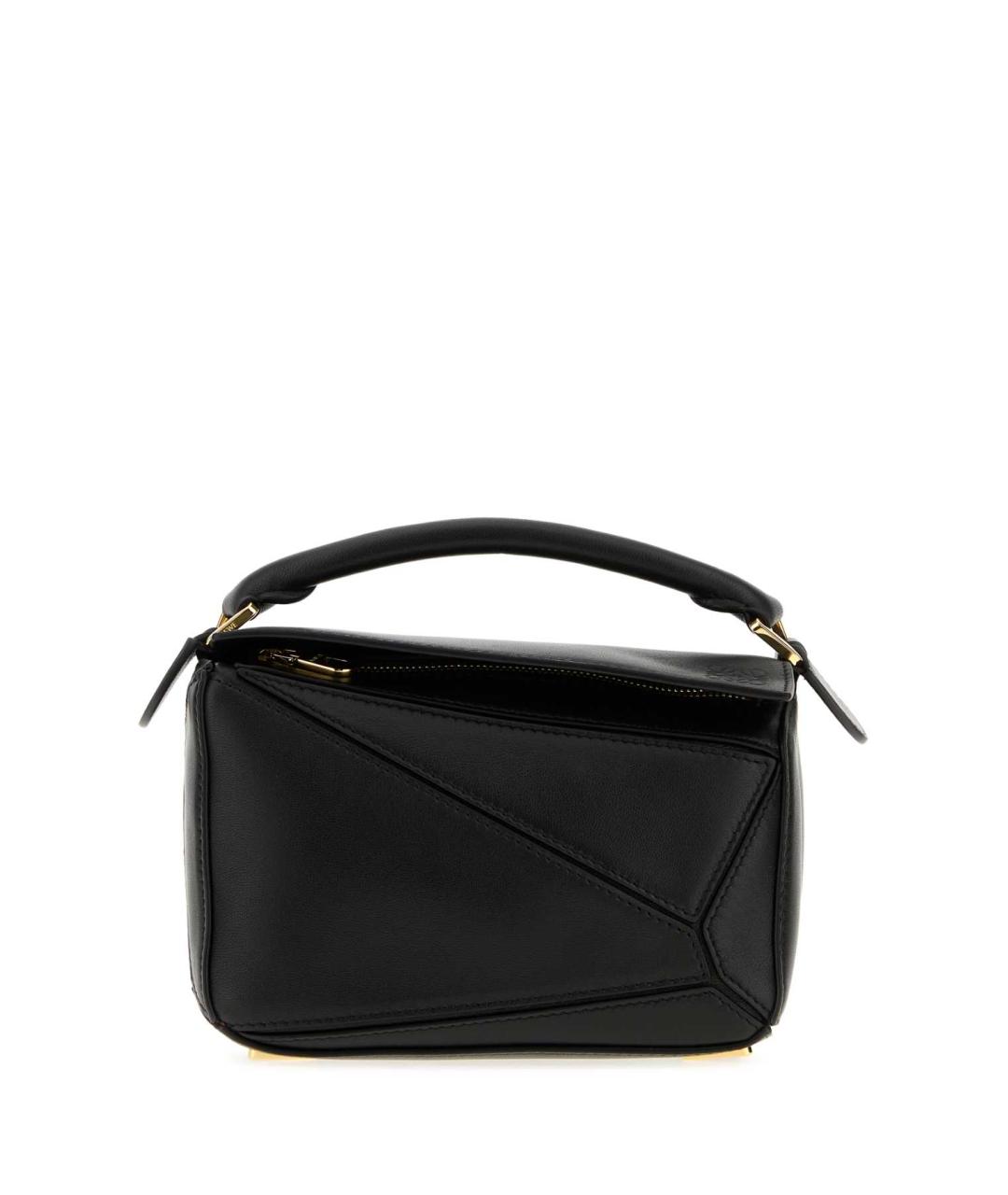 LOEWE Черная кожаная сумка через плечо, фото 3