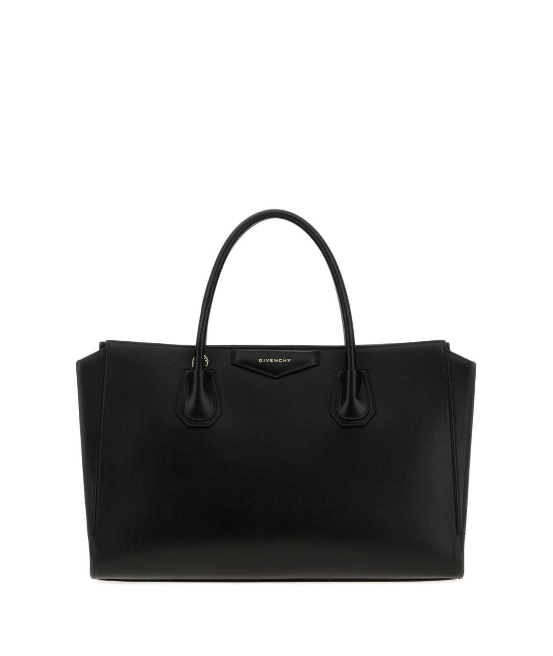 GIVENCHY Черная кожаная сумка тоут, фото 3
