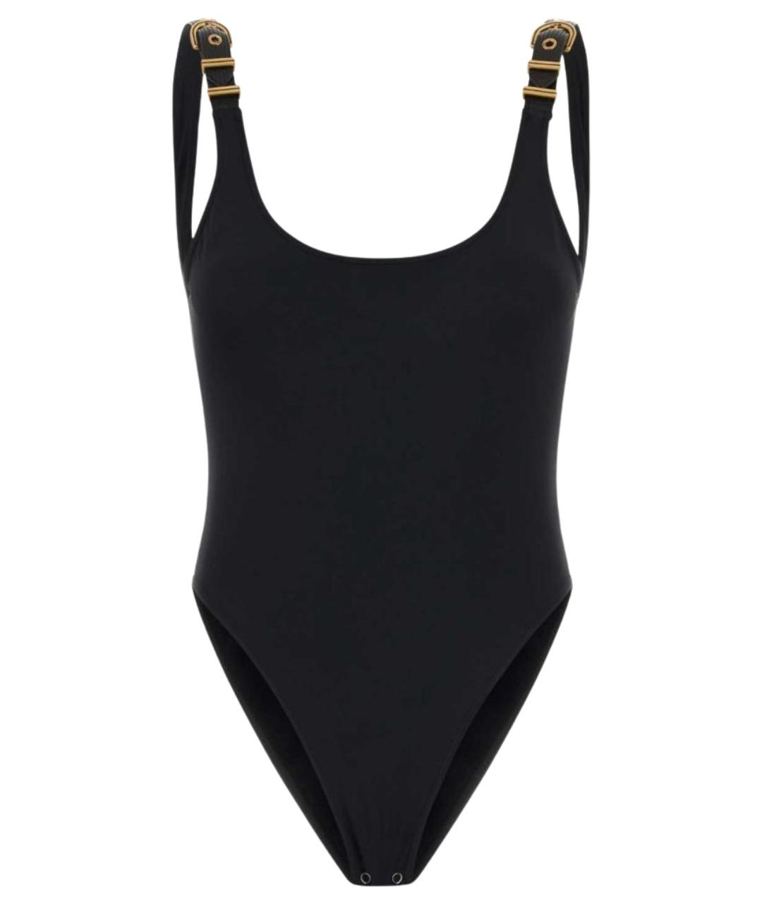 VERSACE Черное нейлоновое боди, фото 1