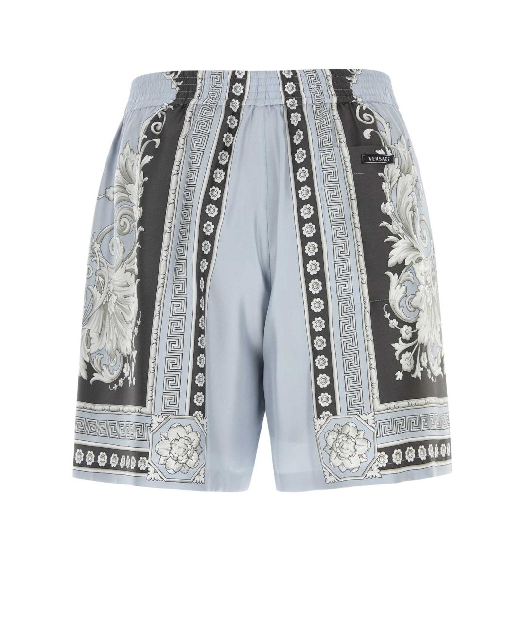 VERSACE Мульти шелковые шорты, фото 2