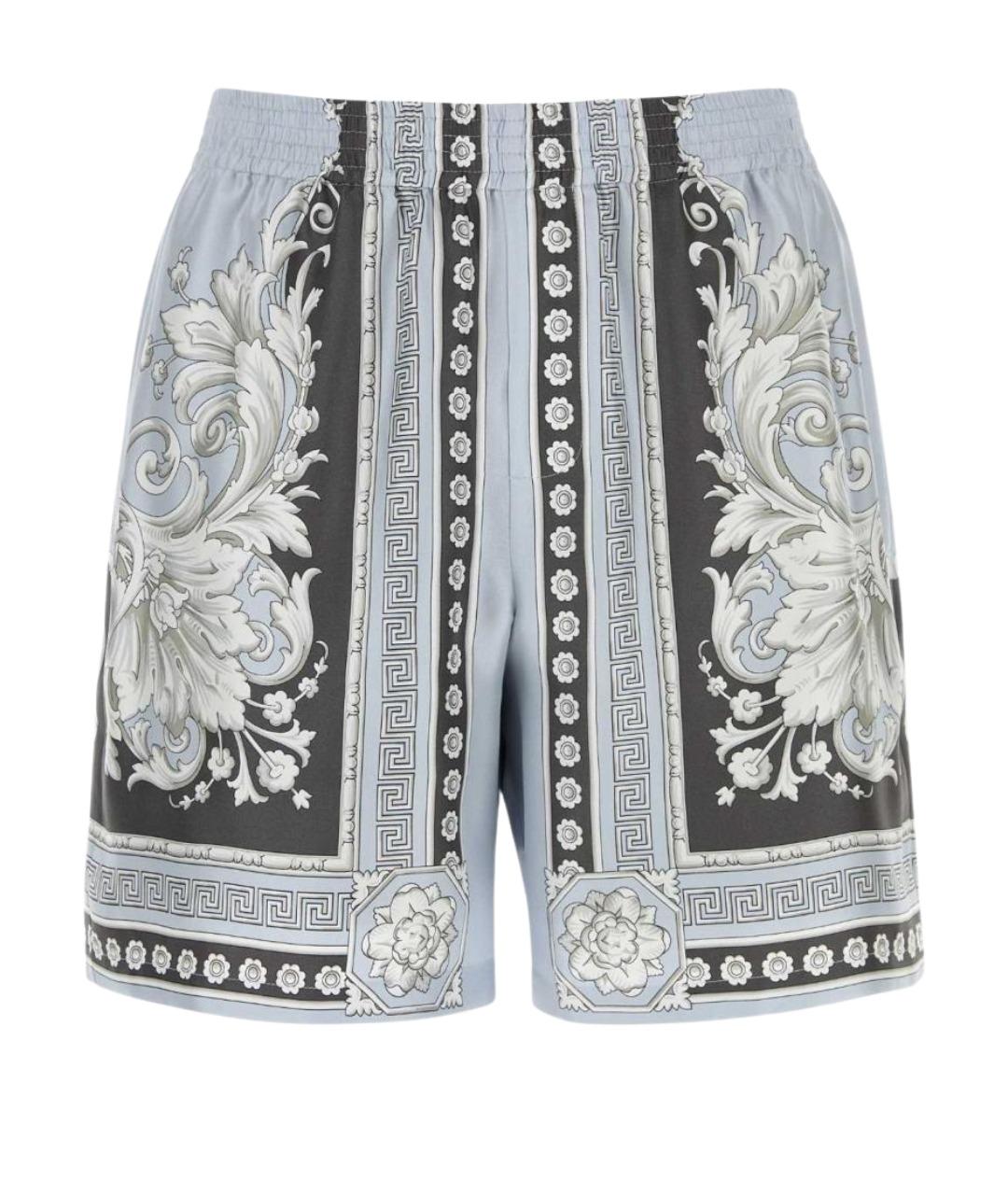 VERSACE Мульти шелковые шорты, фото 1