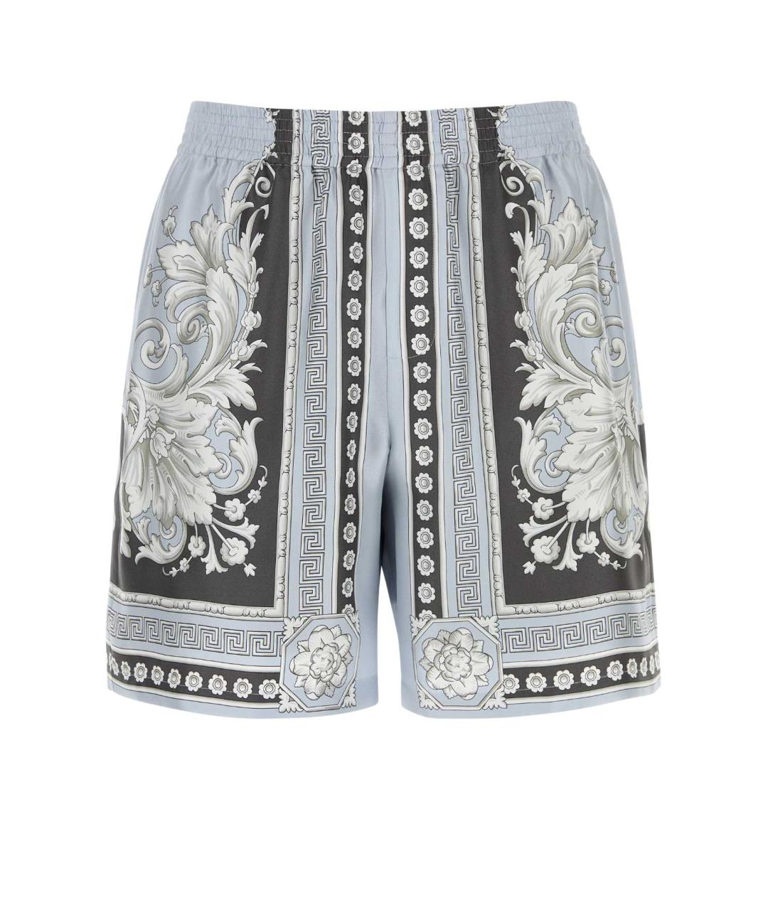 VERSACE Мульти шелковые шорты, фото 3