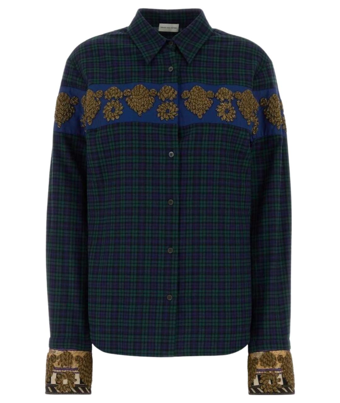 DRIES VAN NOTEN Мульти хлопковая рубашка, фото 1