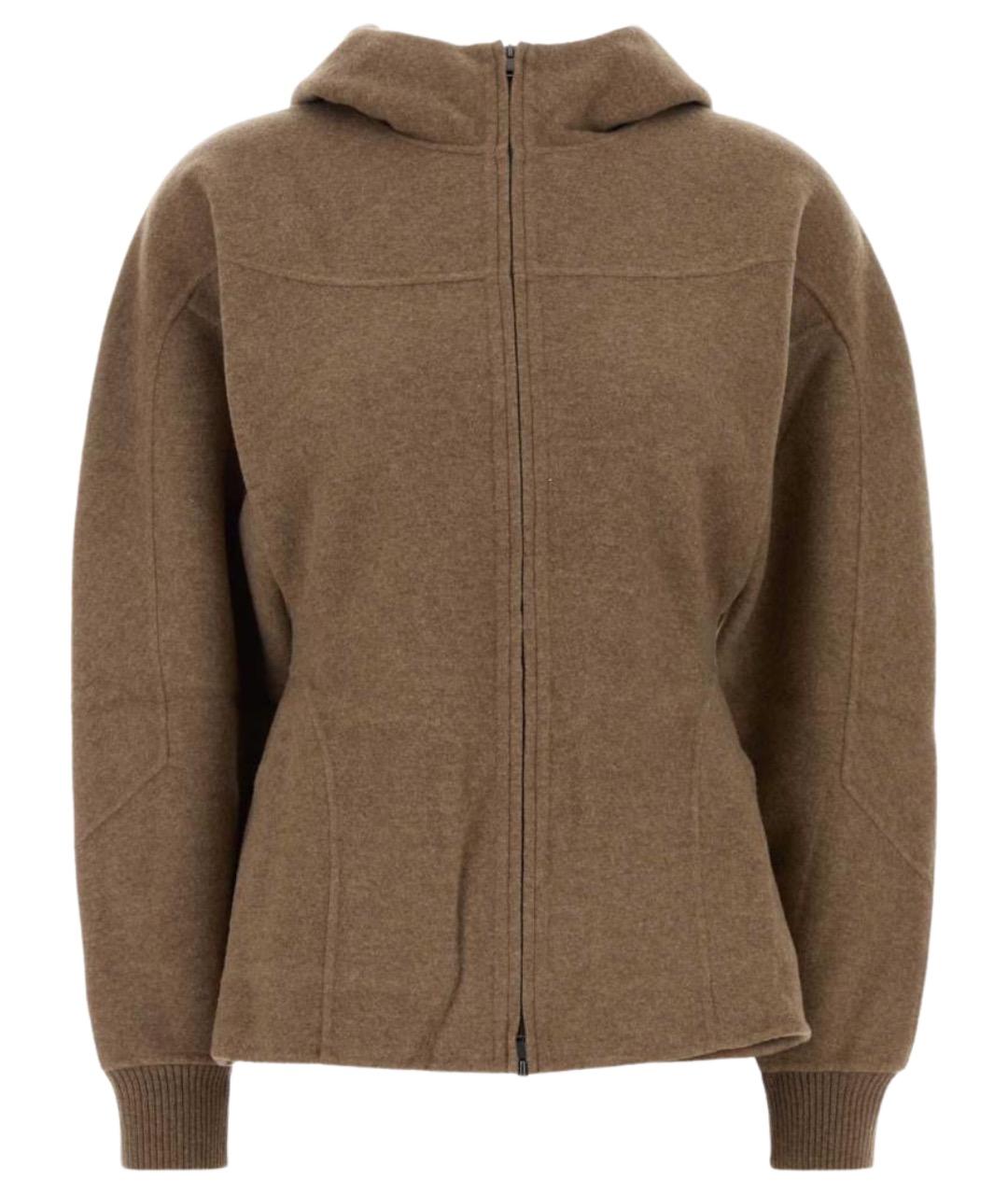 MAX MARA Бежевый шерстяной джемпер / свитер, фото 1