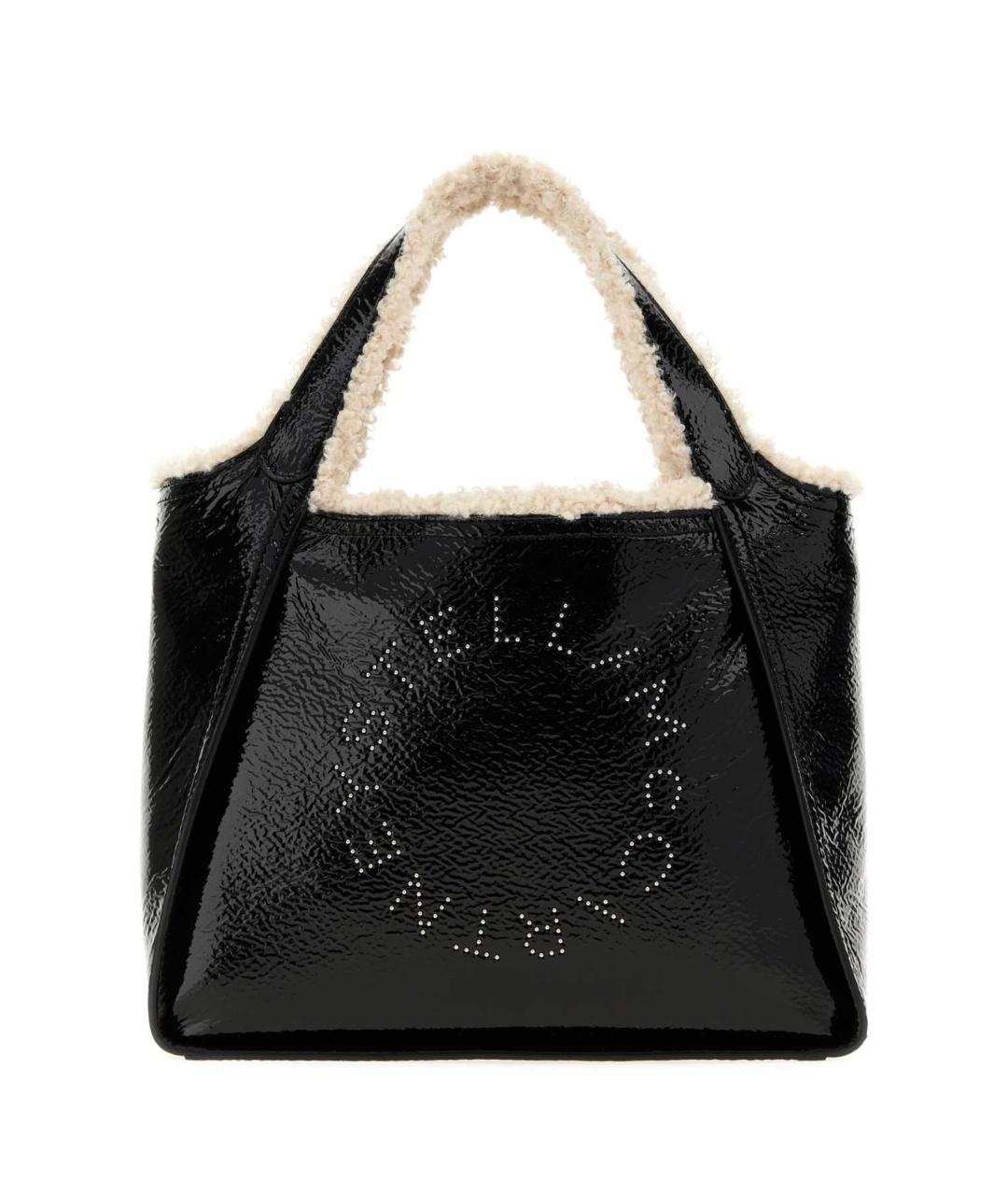 STELLA MCCARTNEY Черная сумка тоут из искусственной кожи, фото 1