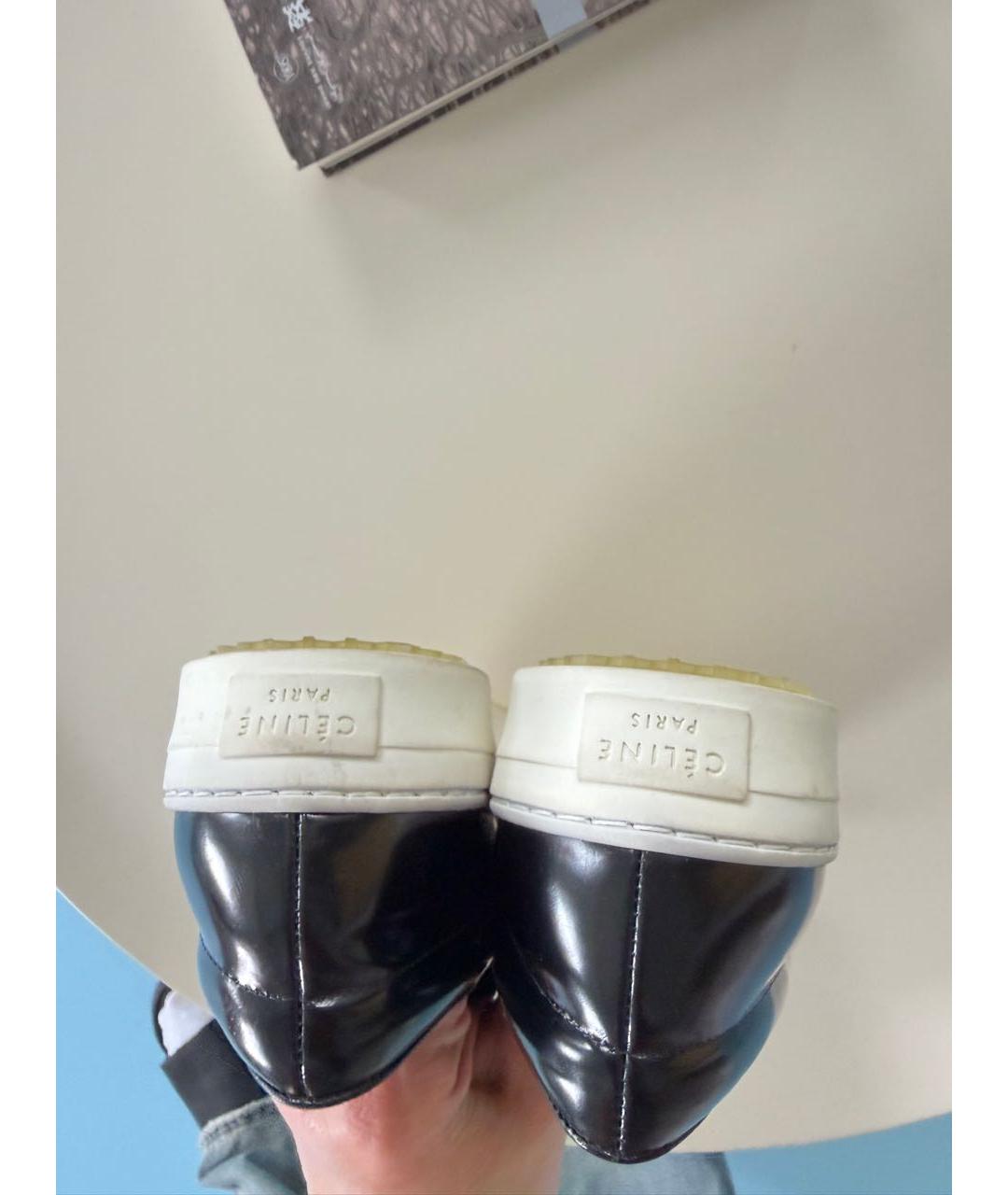 CELINE Черные слипоны, фото 2