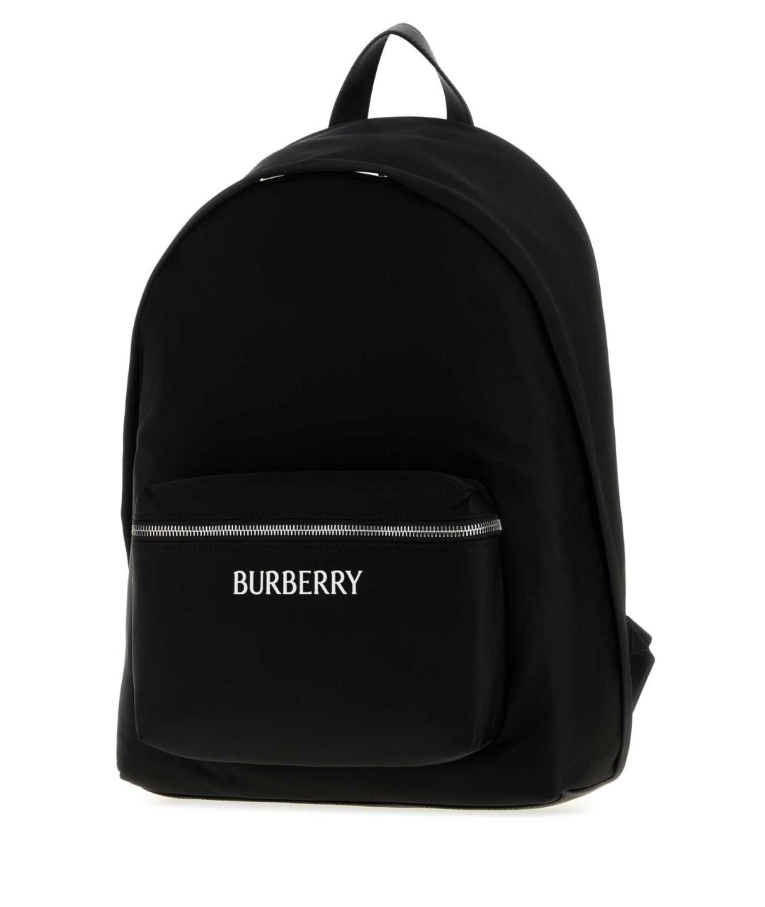 BURBERRY Черный нейлоновый рюкзак, фото 2