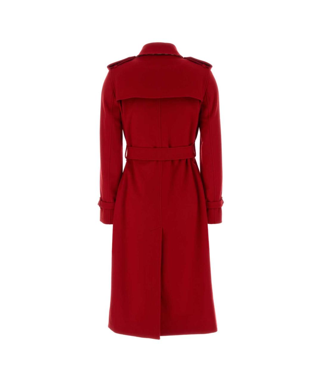 BURBERRY Красное кашемировое пальто, фото 2