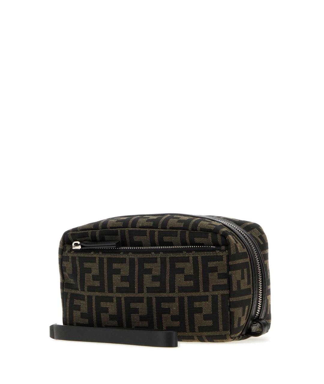 FENDI Коричневая синтетическая барсетка, фото 2