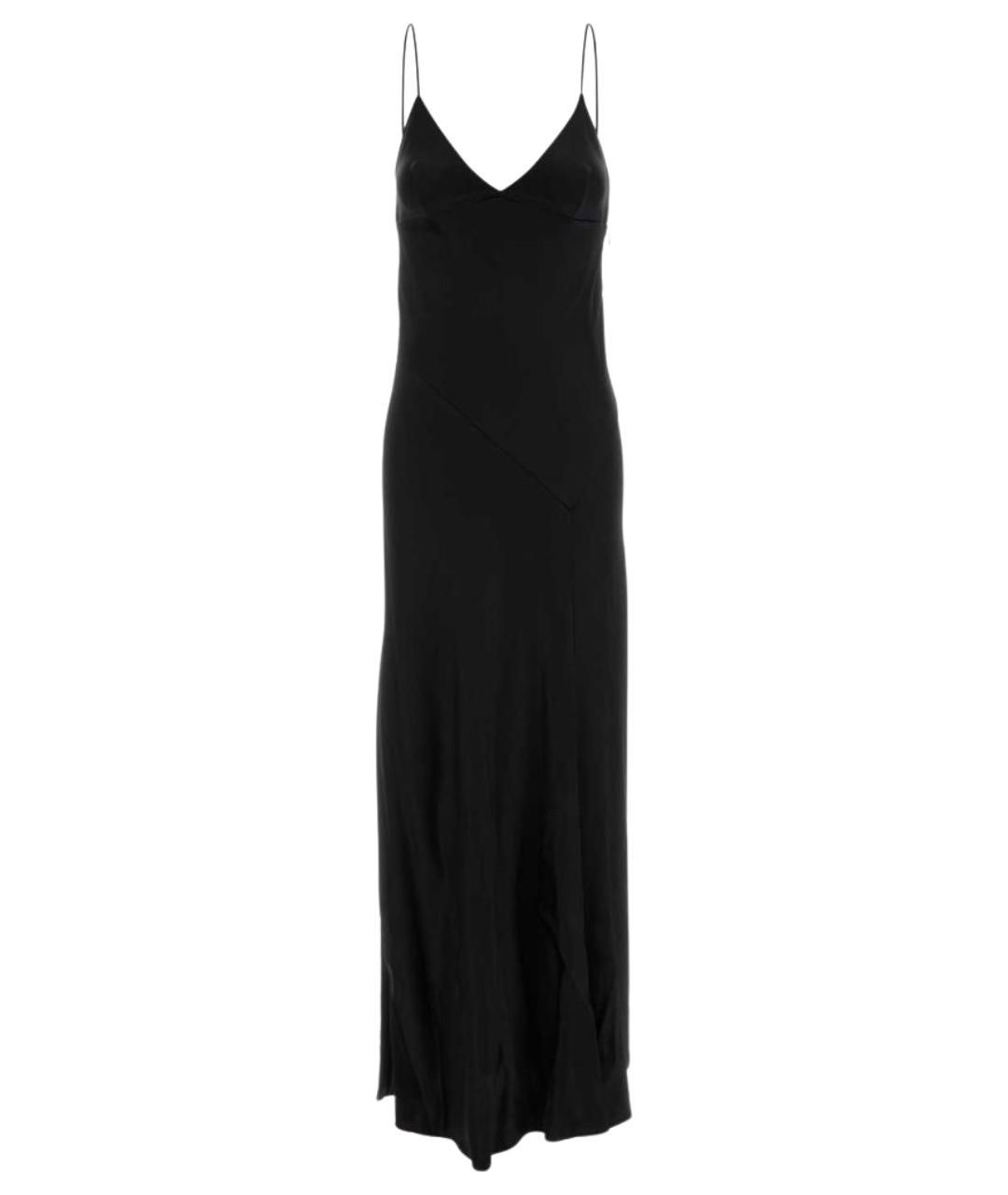 ALBERTA FERRETTI Черное вискозное платье, фото 1