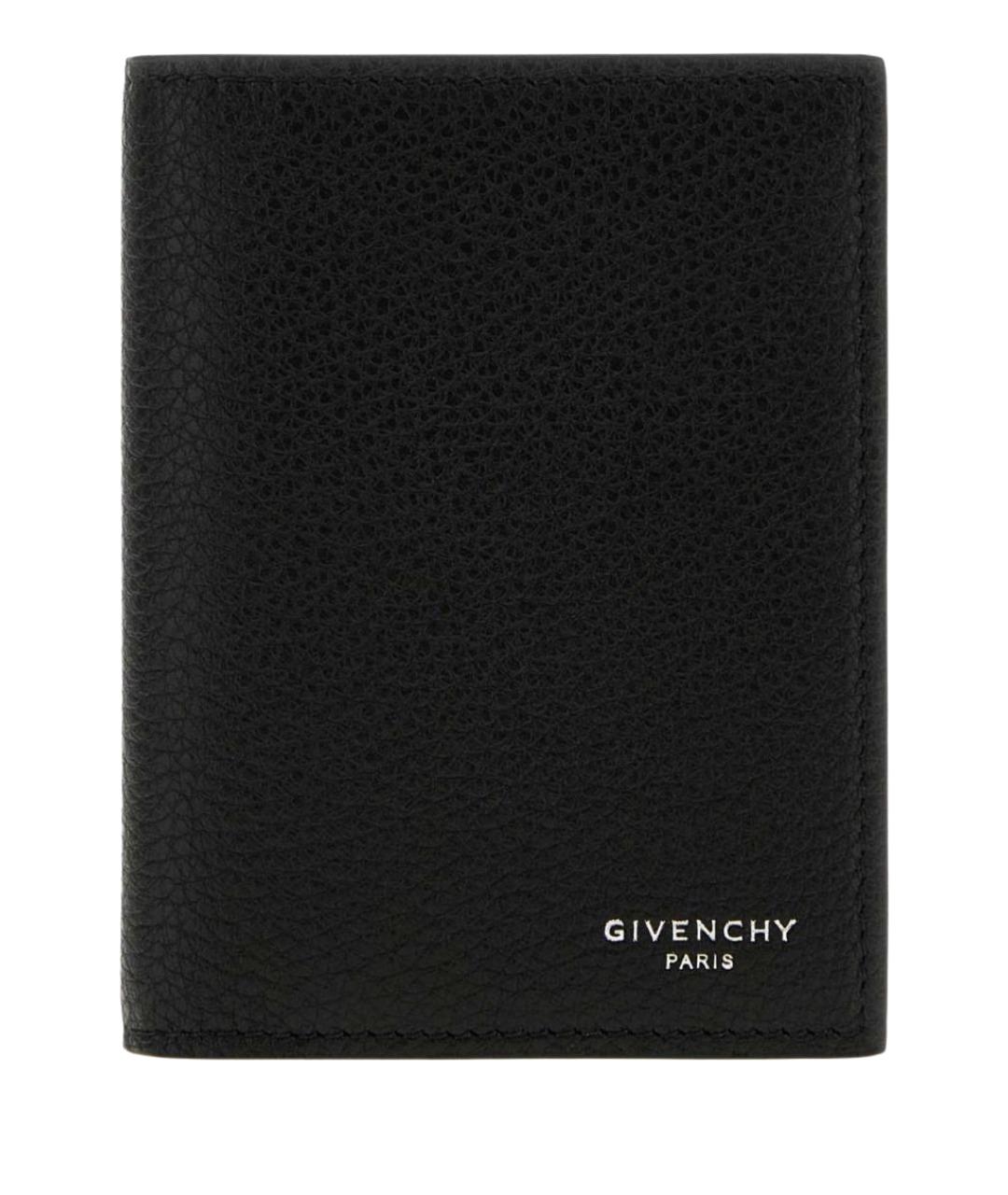 GIVENCHY Черный кожаный кошелек, фото 1