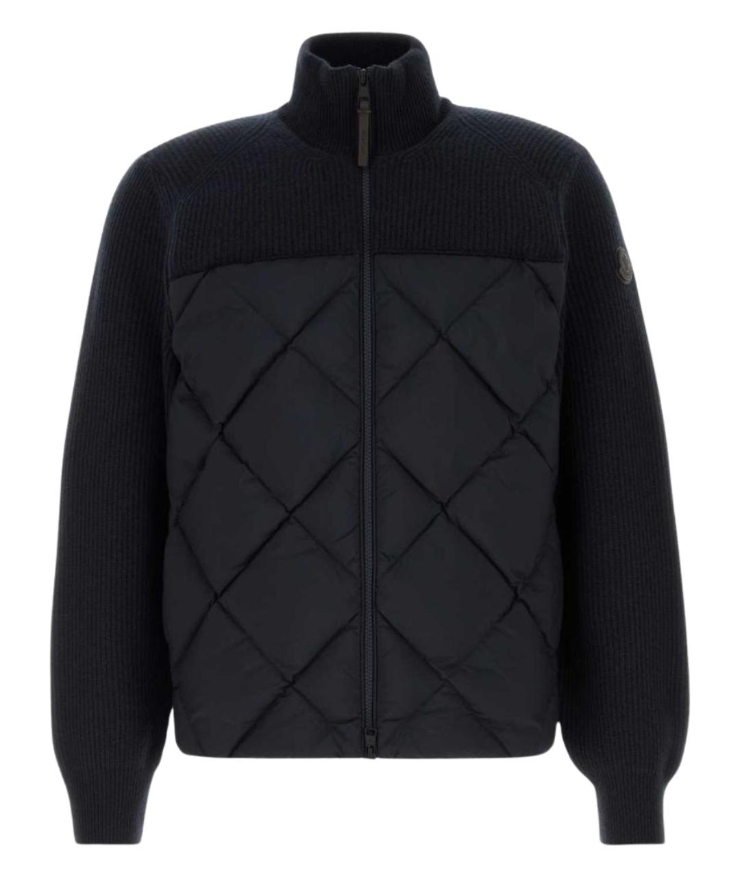 MONCLER Синяя кашемировая куртка, фото 1