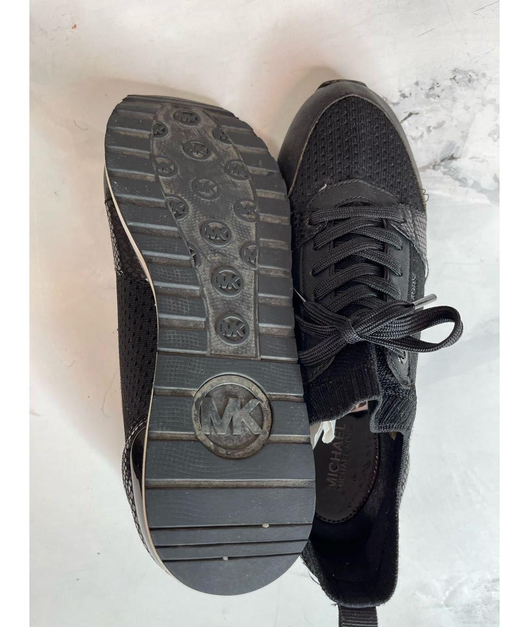 MICHAEL KORS Черные текстильные кроссовки, фото 7