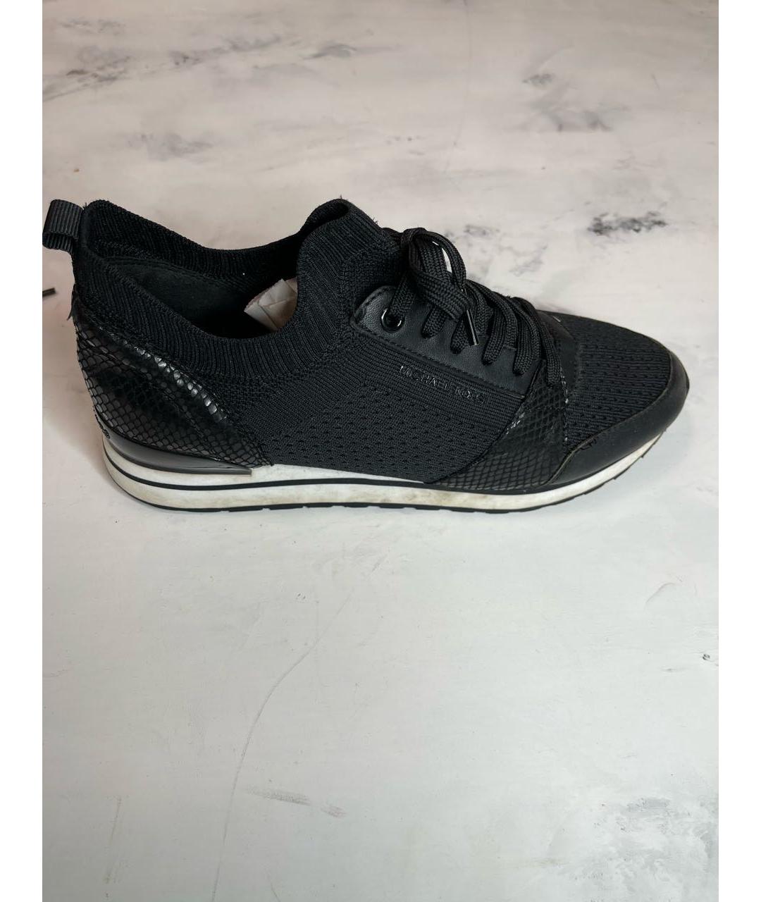 MICHAEL KORS Черные текстильные кроссовки, фото 8