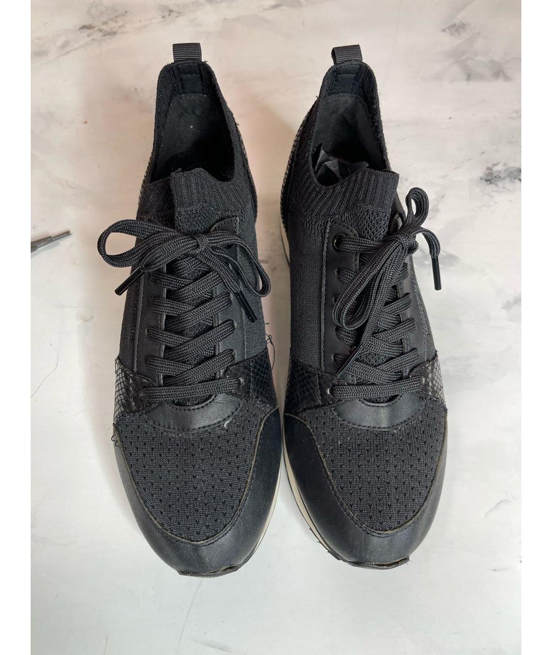 MICHAEL KORS Черные текстильные кроссовки, фото 2