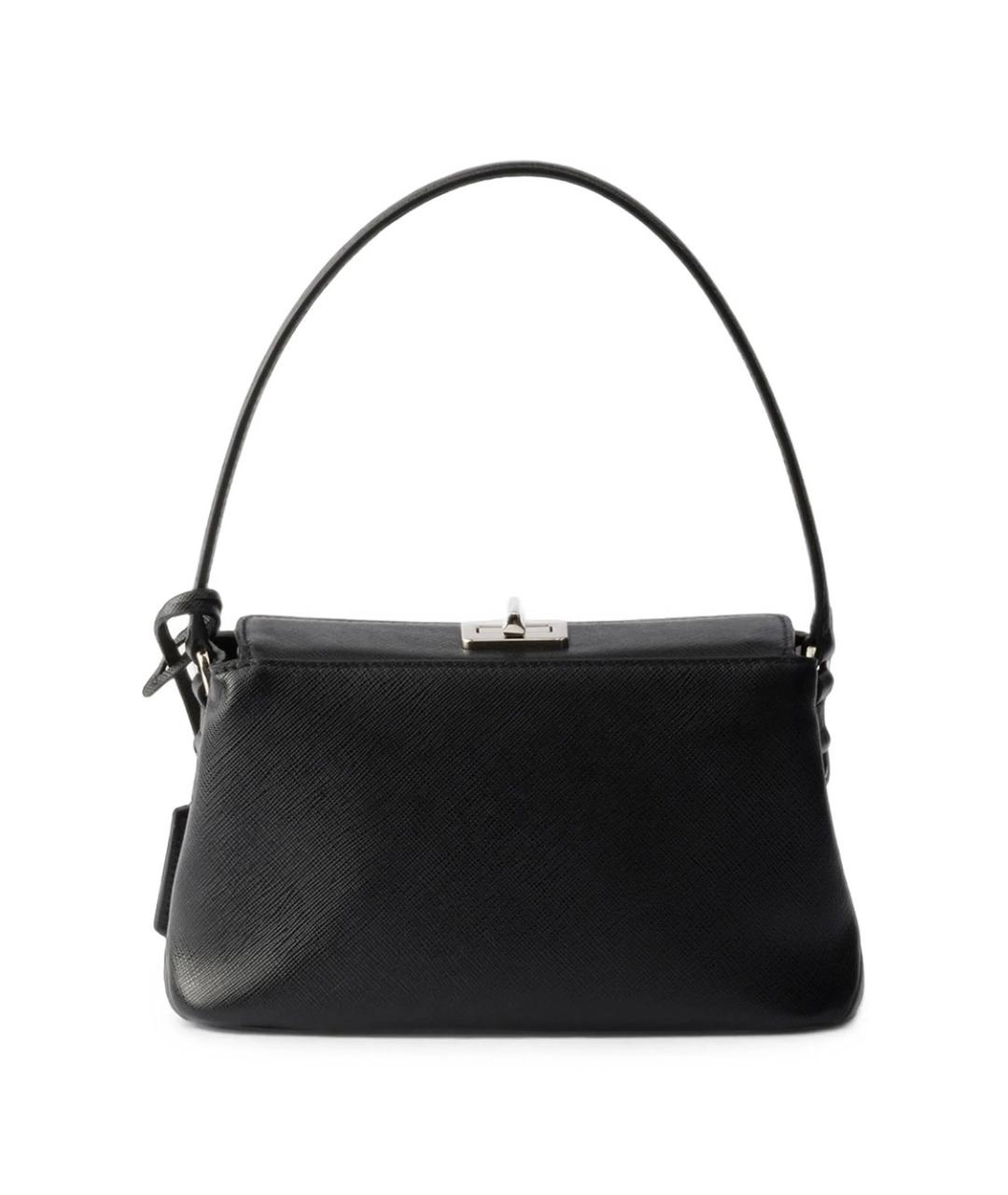 PRADA Черная кожаная сумка через плечо, фото 3