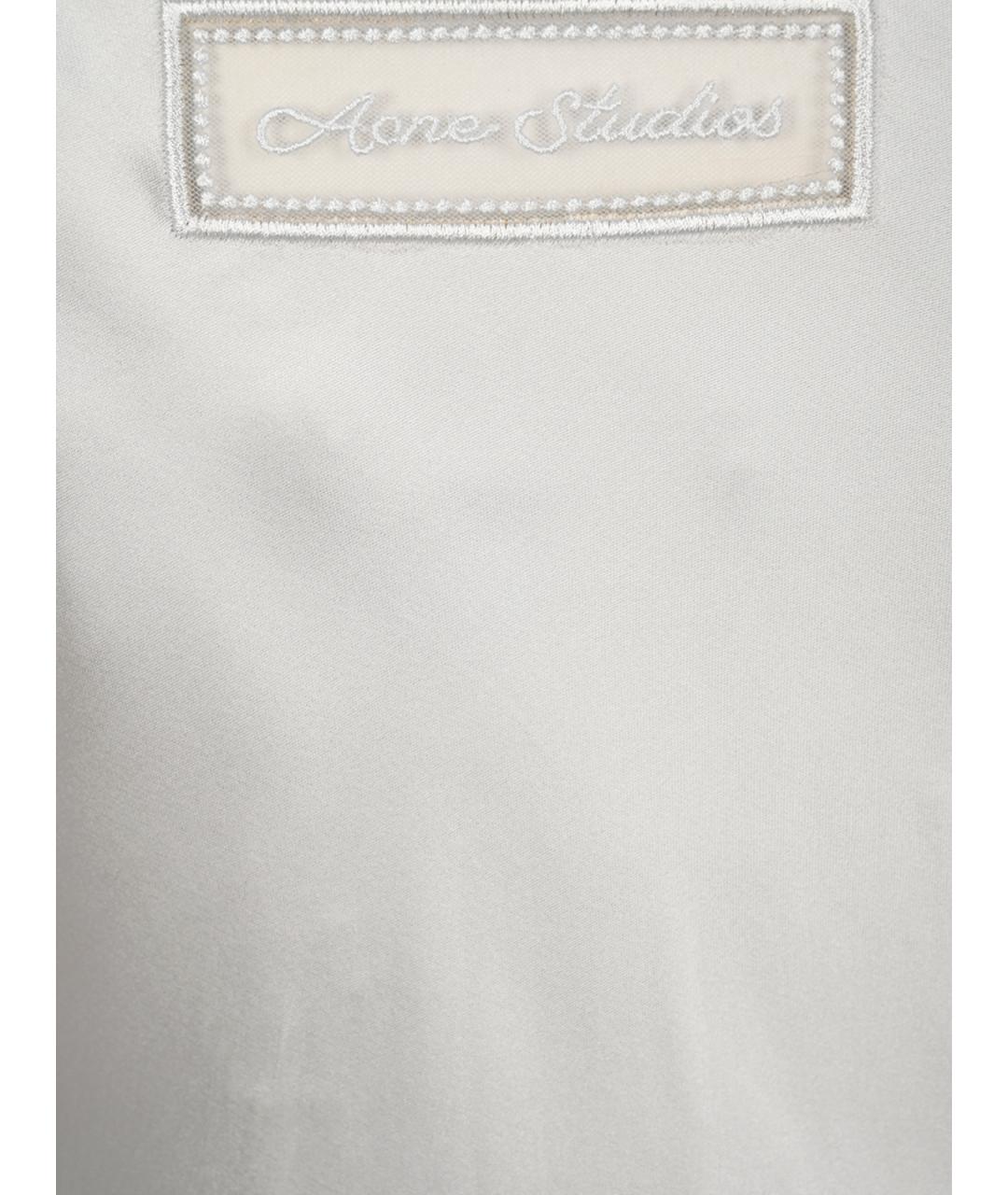 ACNE STUDIOS Синяя вискозная майка, фото 3