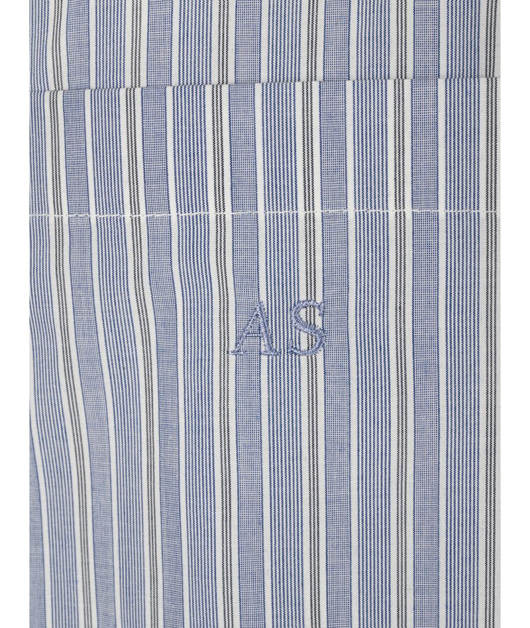 ACNE STUDIOS Синяя хлопковая рубашка, фото 3