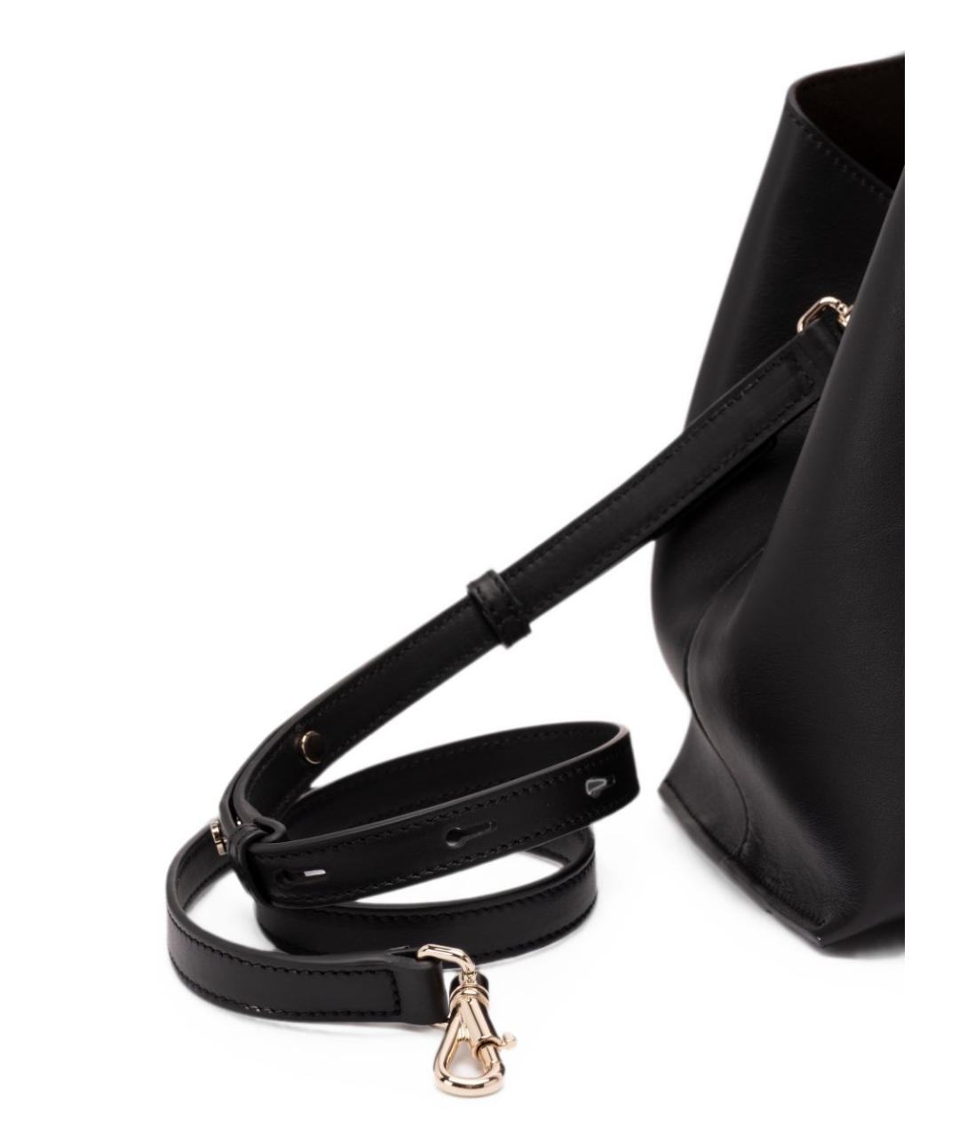 TOD'S Черная кожаная сумка тоут, фото 4