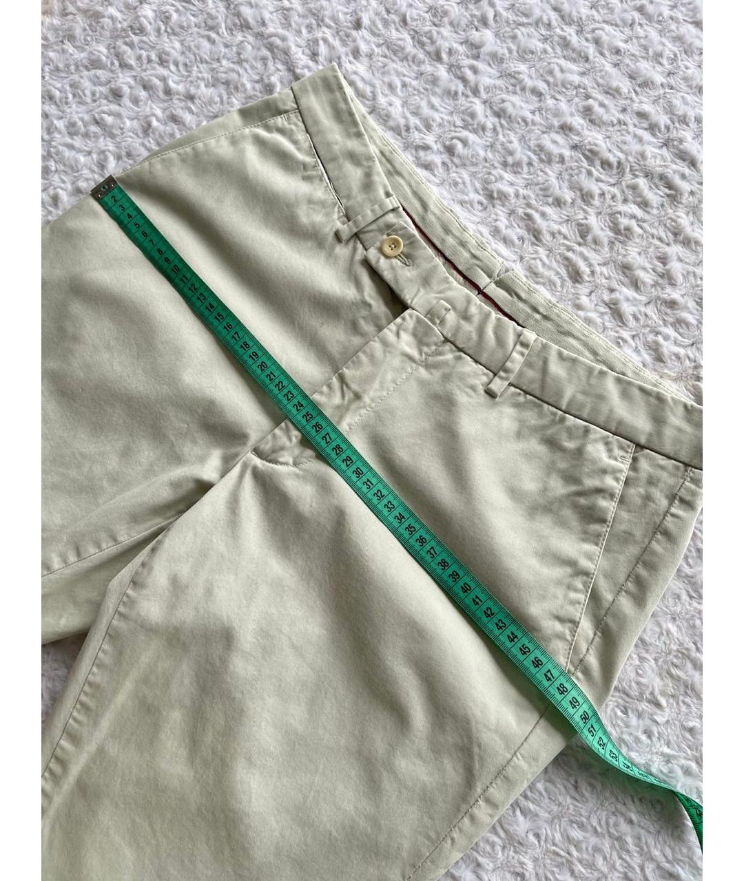 HACKETT Бежевые хлопковые брюки чинос, фото 3