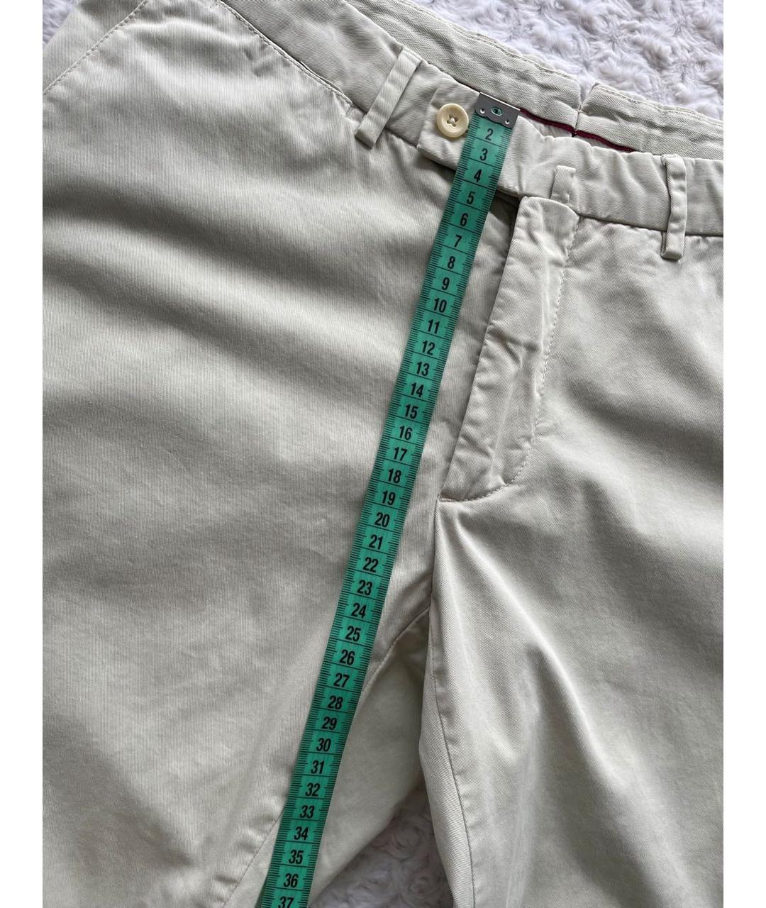 HACKETT Бежевые хлопковые брюки чинос, фото 7