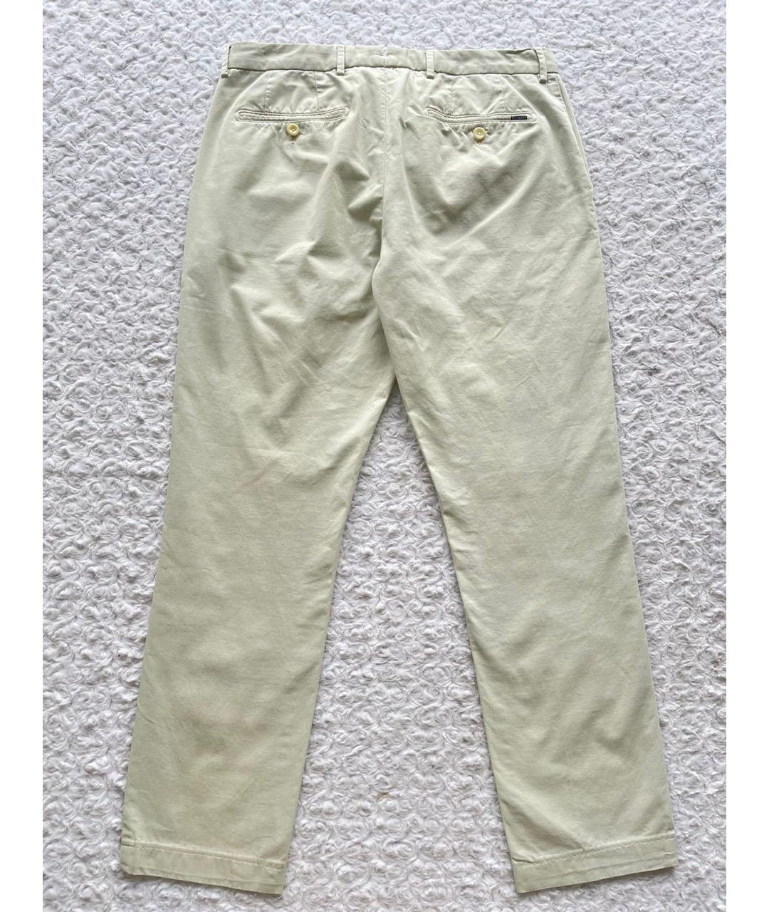 HACKETT Бежевые хлопковые брюки чинос, фото 2
