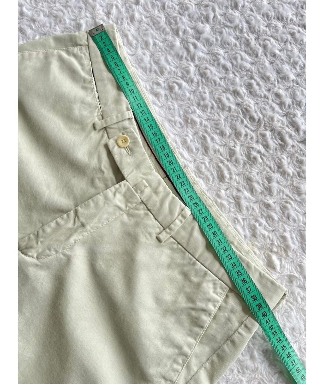 HACKETT Бежевые хлопковые брюки чинос, фото 4