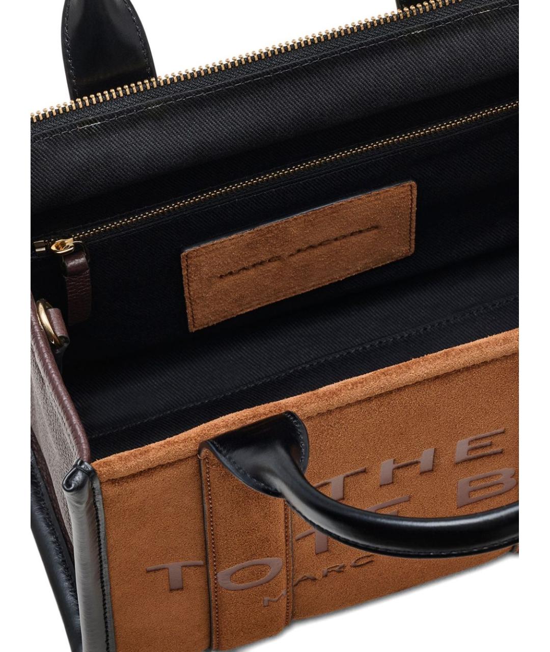 MARC JACOBS Коричневая замшевая сумка тоут, фото 4