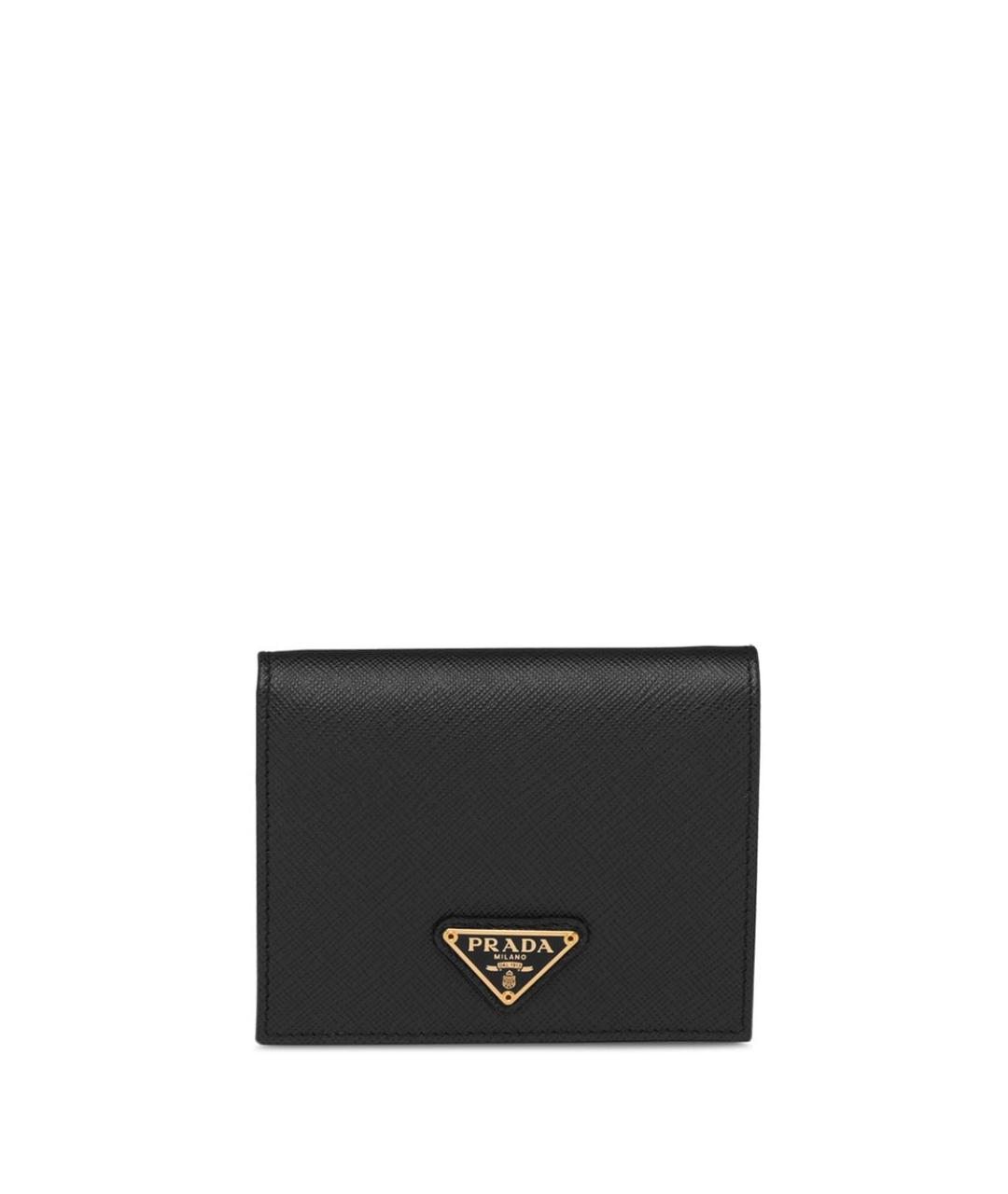 PRADA Черный кожаный кошелек, фото 5