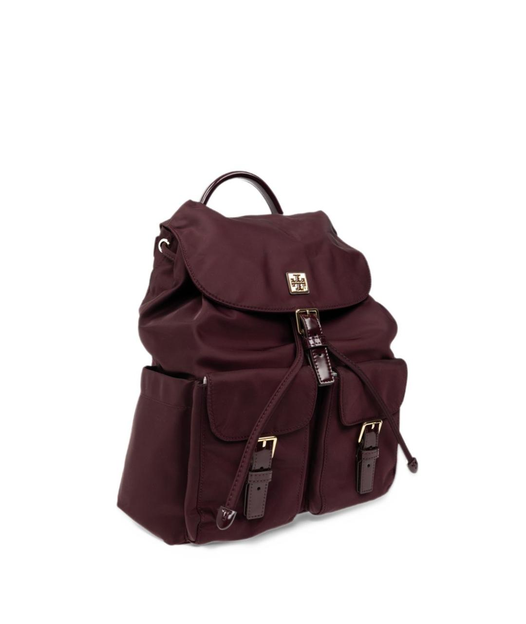 TORY BURCH Бордовый синтетический рюкзак, фото 6