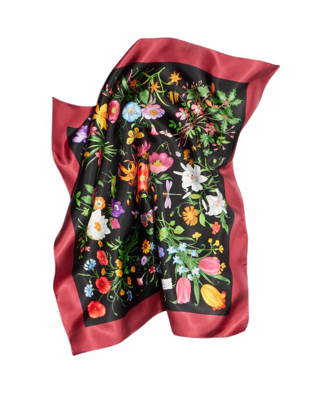 GUCCI Красный шарф, фото 2