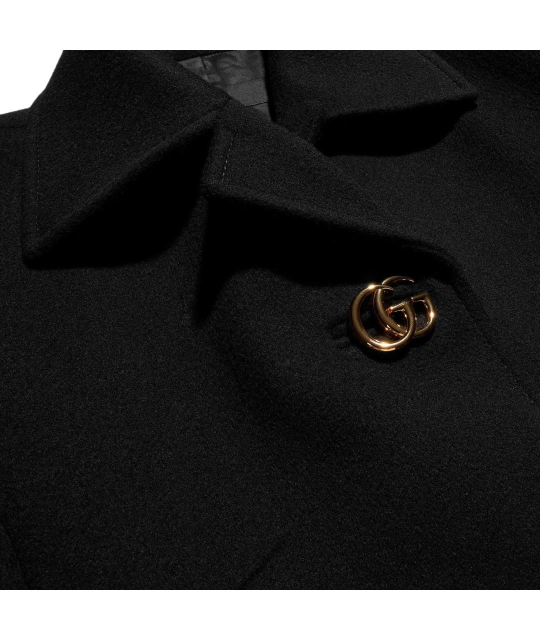 GUCCI Черное пальто, фото 2