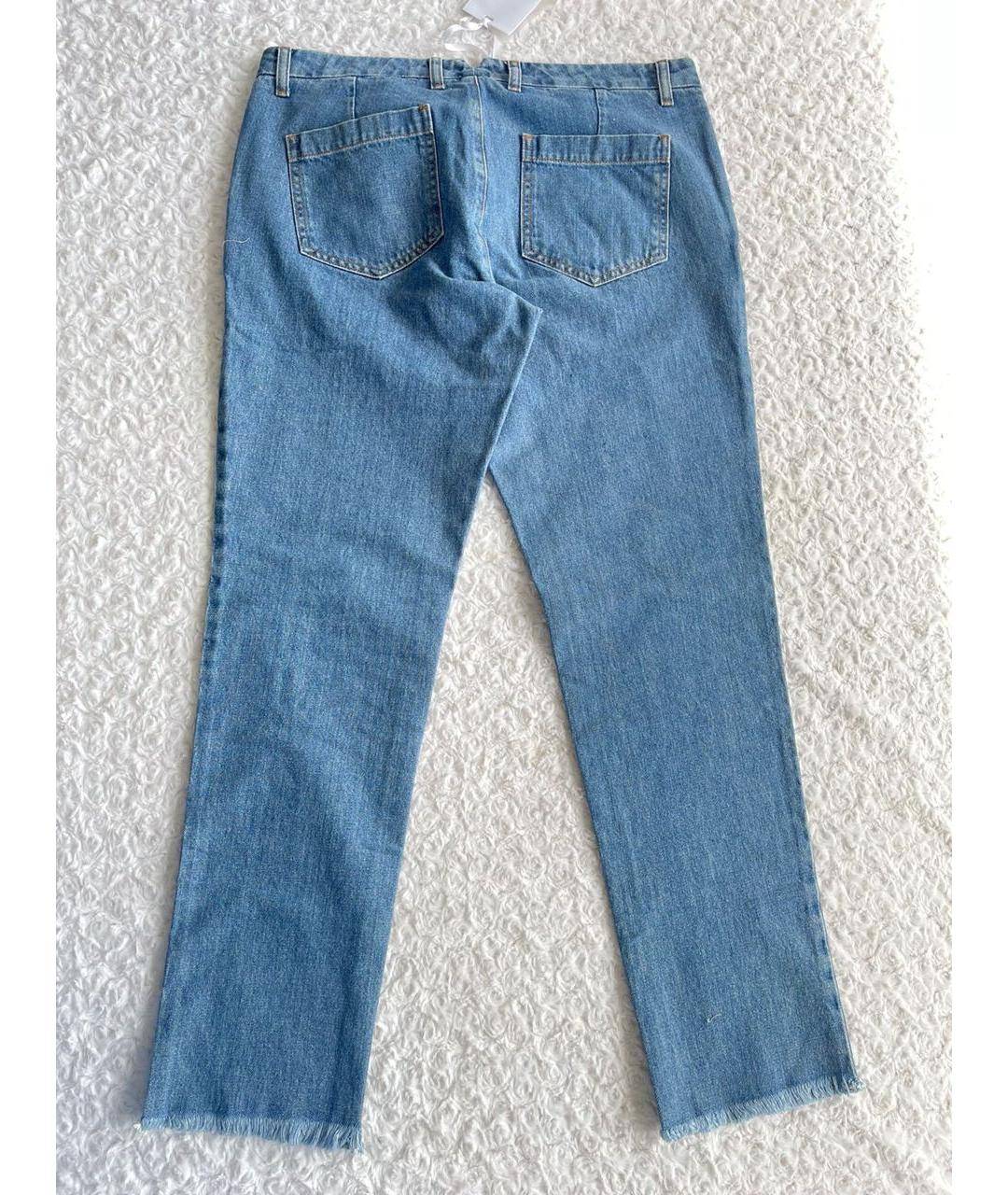 P.A.R.O.S.H. Голубые хлопковые джинсы слим, фото 2