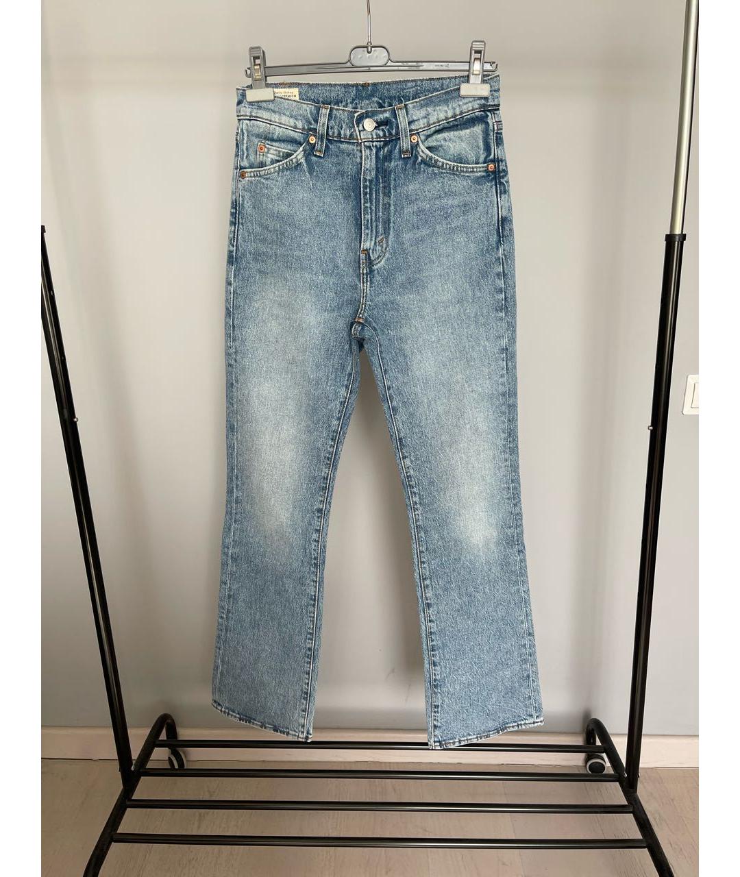 LEVI'S Голубые хлопко-эластановые джинсы, фото 8