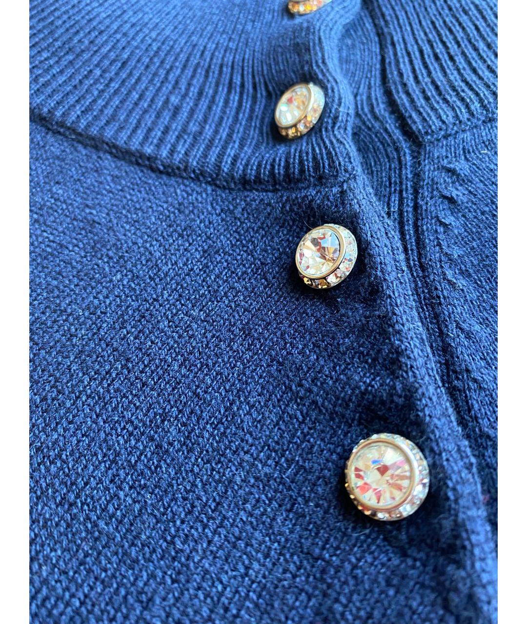 RALPH LAUREN Синий кашемировый джемпер / свитер, фото 4