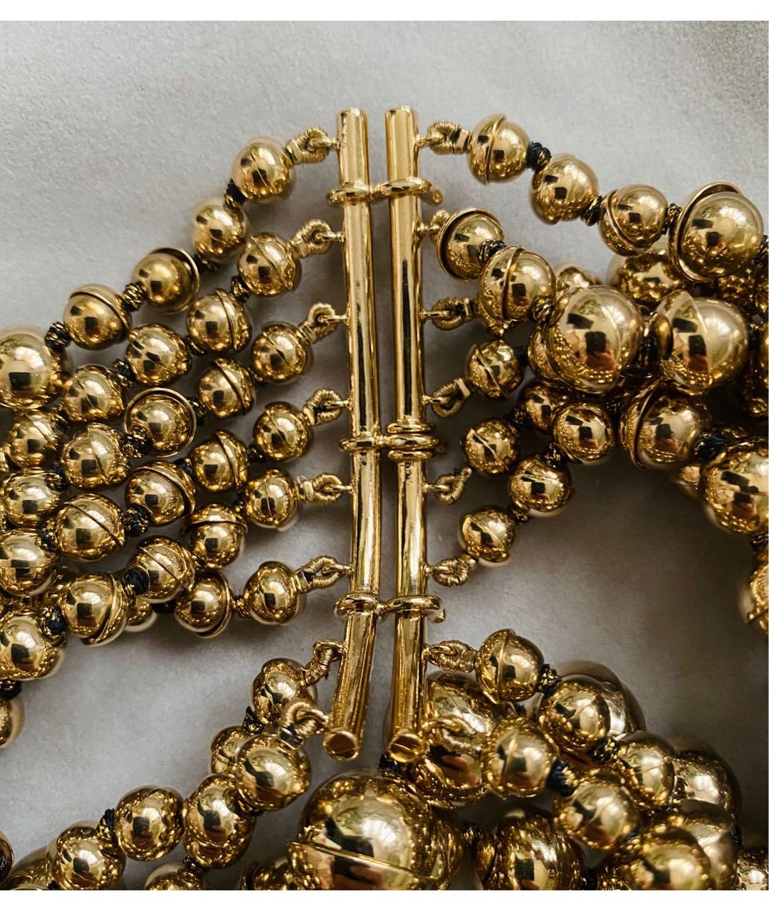 CHRISTIAN DIOR PRE-OWNED Золотое металлическое колье, фото 4