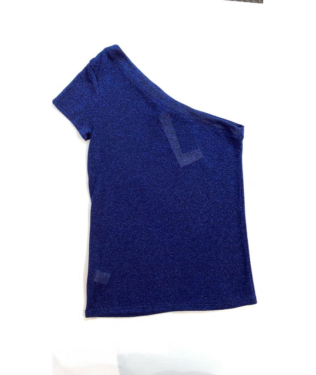 RTA Синяя вискозная блузы, фото 5